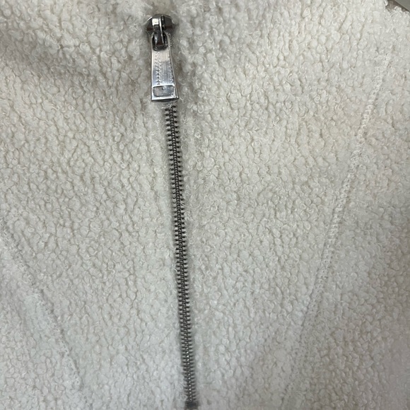 Sweaty Betty Lomond Fleece Half Zip Pullover Lily White - Picture 5 of 10